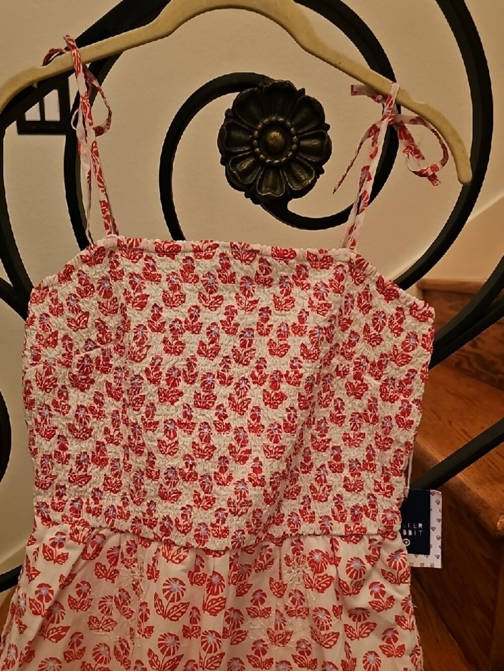 Roller Rabbit Navy & Multicolor Heart Tag Dress Label - Picture 2 of 6